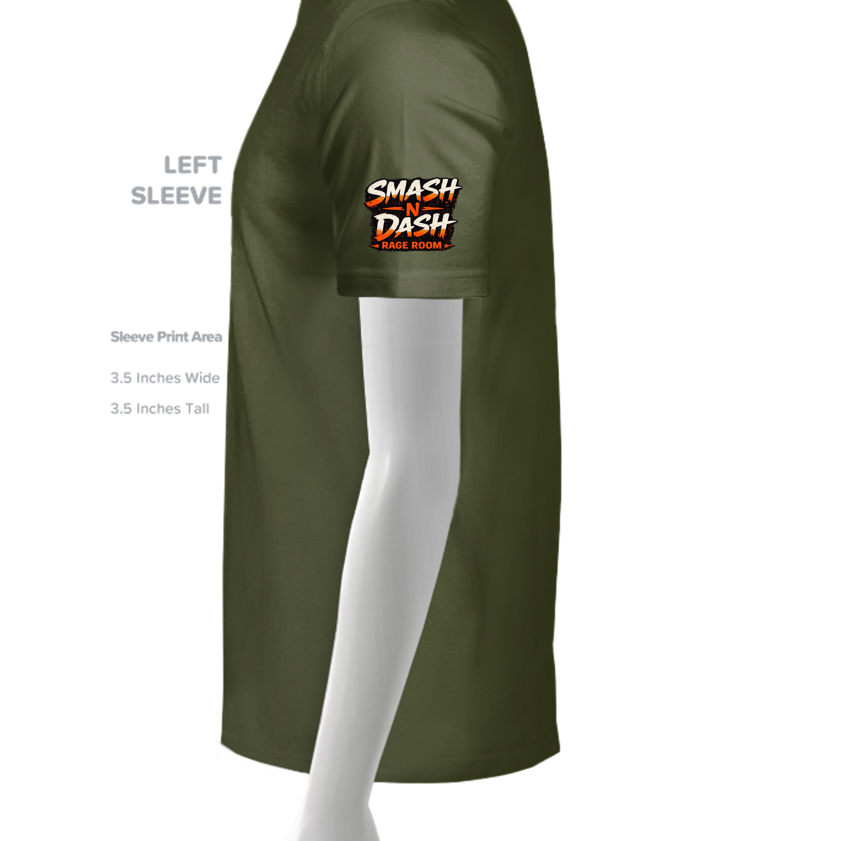 MILITARY GREEN - G500 - SLEEVE_LEFT